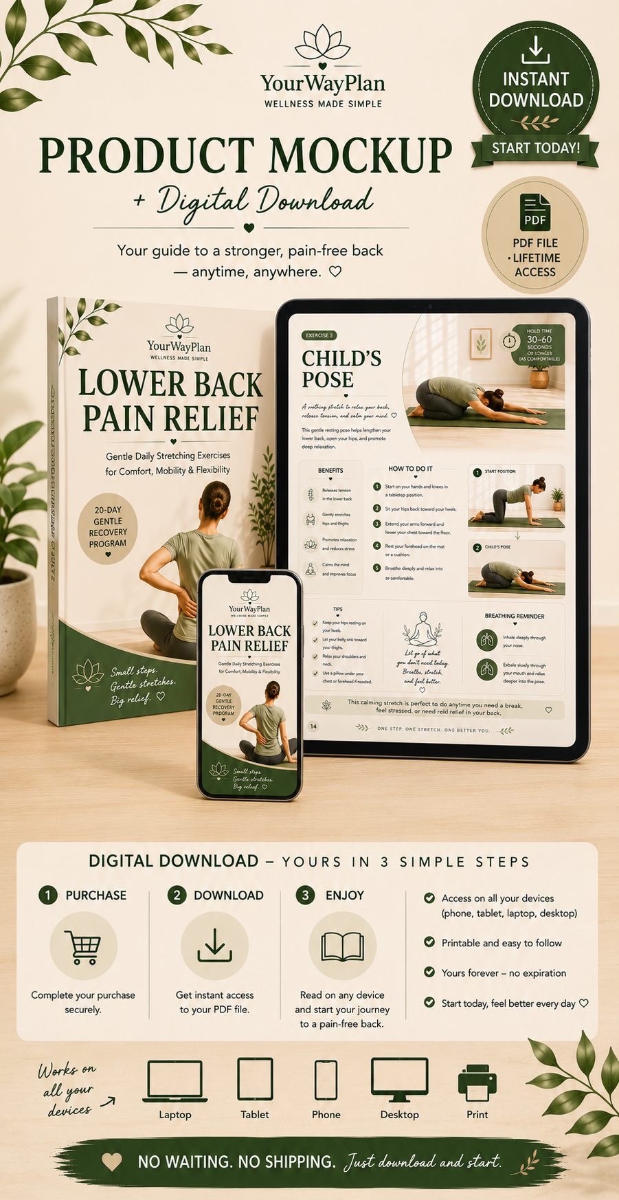 Lower Back Pain Relief | Gentle Daily Exercises for Lasting Relief